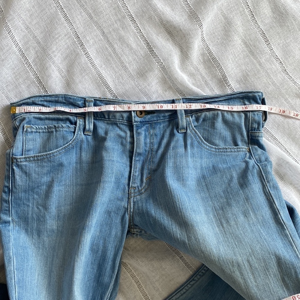 Levi light wash low flare denim. - Picture 11 of 13